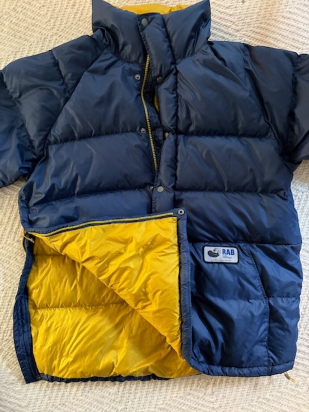 Navy Rab Down Kinder Smock Jacket